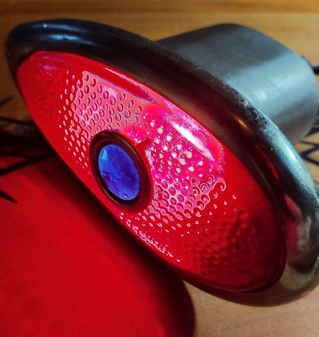 当時物★希少ビンテージ★ブルードットテールランプ・ラスト一点限り！