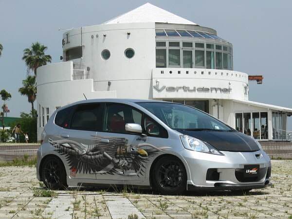 LS製GEフィット前期イーグルエアロ3点セット