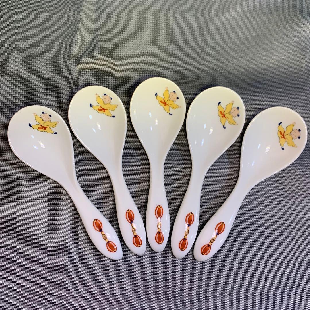 ナルミ　セット　中華　唐子　八角皿　レンゲ　豆皿　大皿　丼　プレート