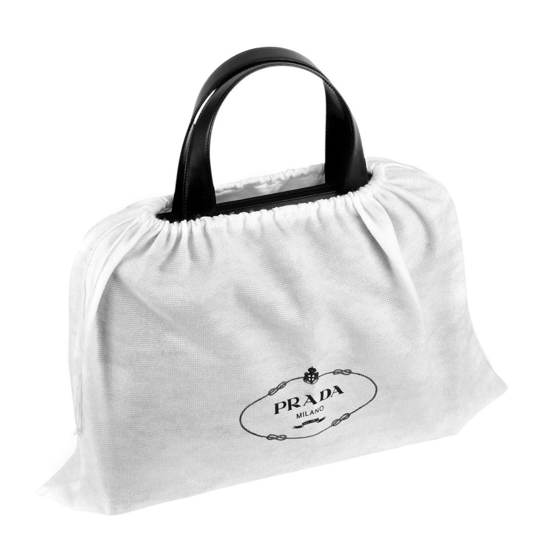 美品 プラダ 三角ロゴ テスート レザー ビジネスバッグ トートバッグ