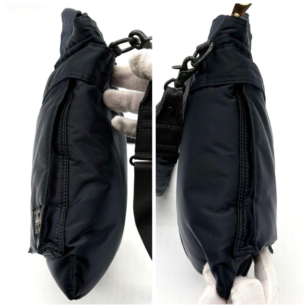 【極美品】ポーター PX タンカー 2way ヘルメットバッグ アイアンブルー