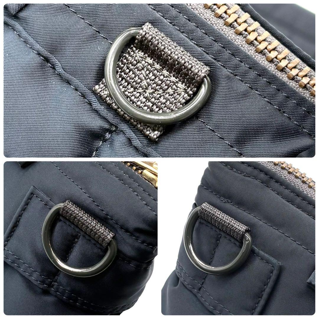 【極美品】ポーター PX タンカー 2way ヘルメットバッグ アイアンブルー