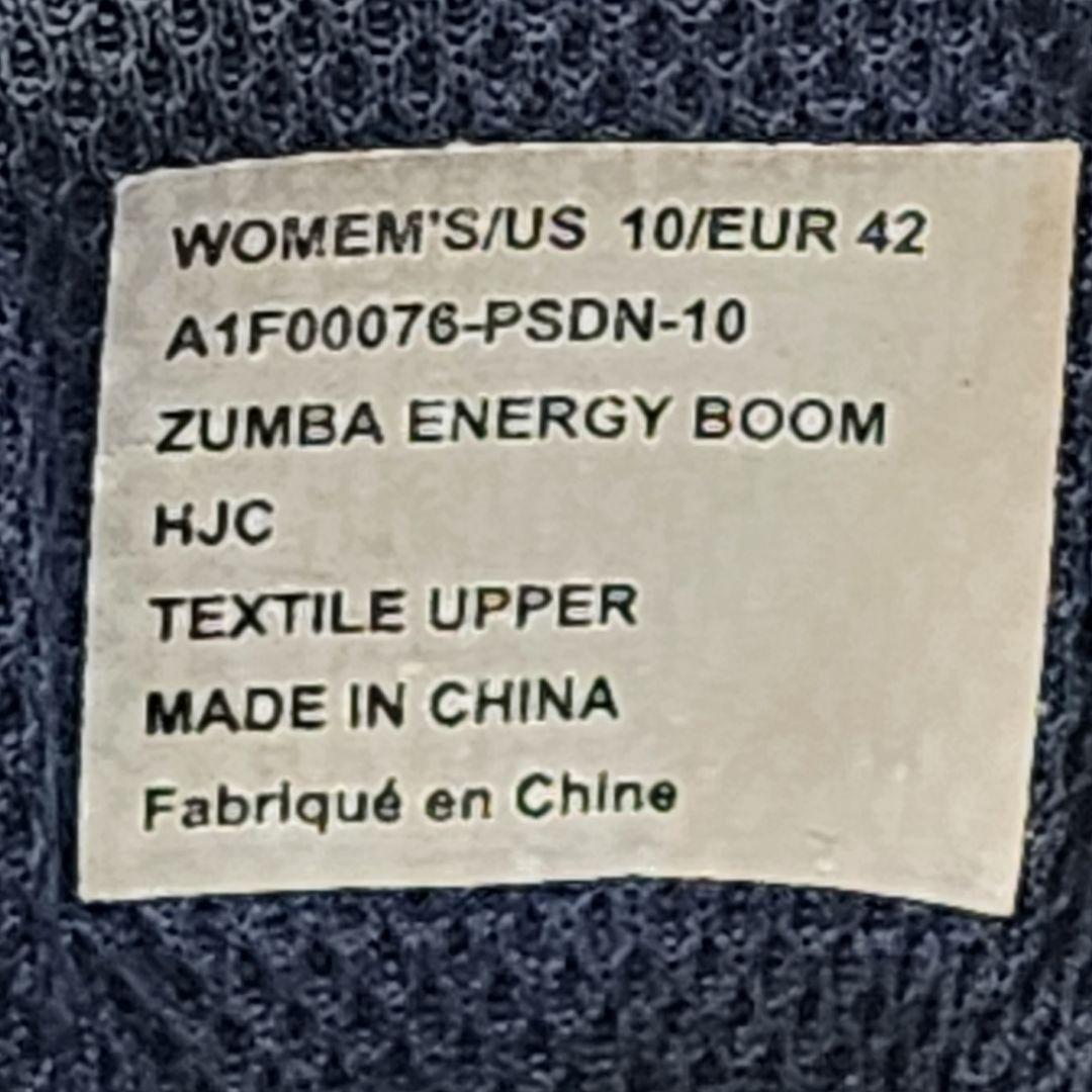 ZUMBA Energy Boom US10 デニム ダンスシューズ 27 ②