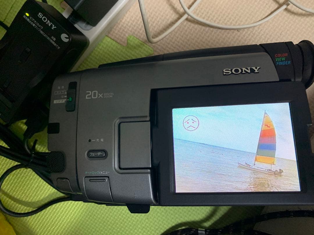 限界最終価格⭐️SONY 8mmビデオカメラ CCD-TRV90/未開封テープ3本