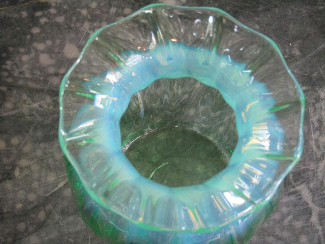 ムラーノ　ウランガラス　花瓶　ヴィンテージ　希少品