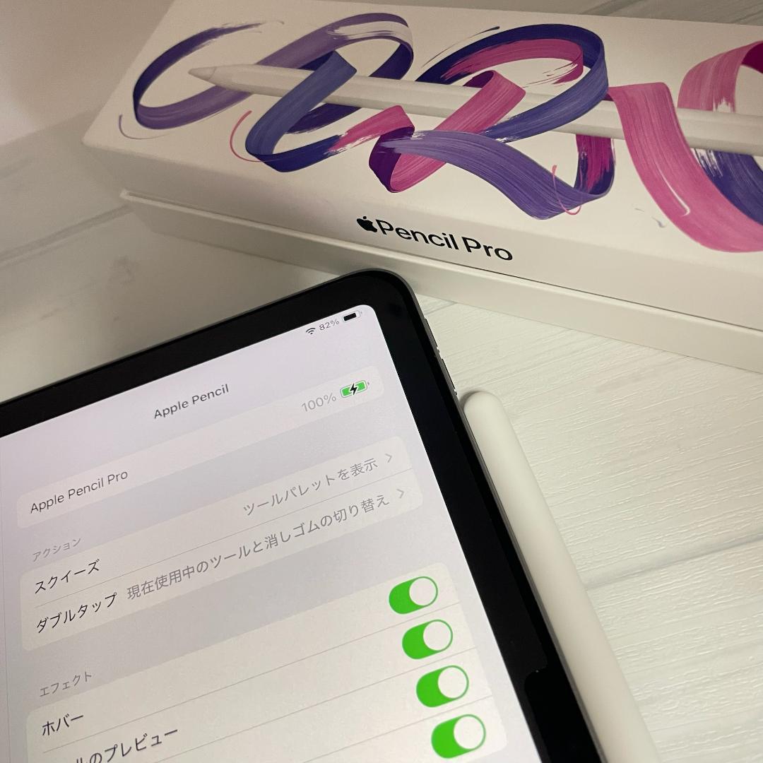 動作確認済み！【美品】Apple Pencil Pro 本体＋替え芯＋箱類