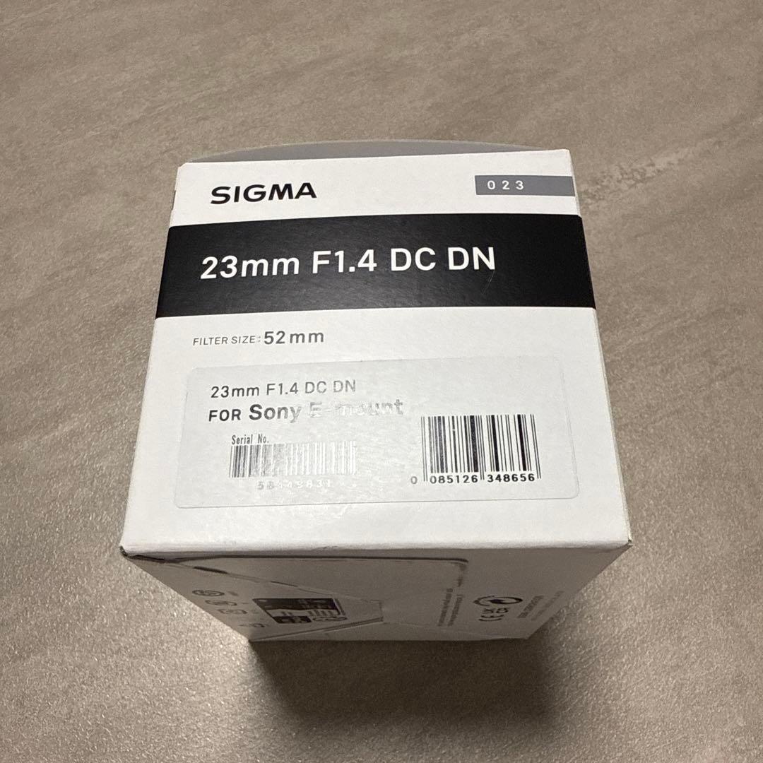 【美品】SIGMA 23mm F1.4 DC DN Eマウント