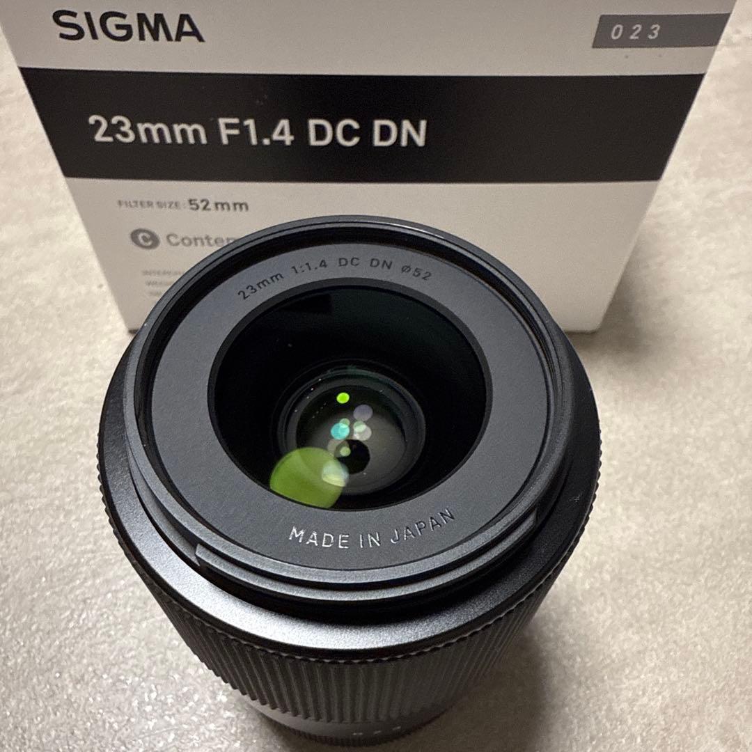 【美品】SIGMA 23mm F1.4 DC DN Eマウント