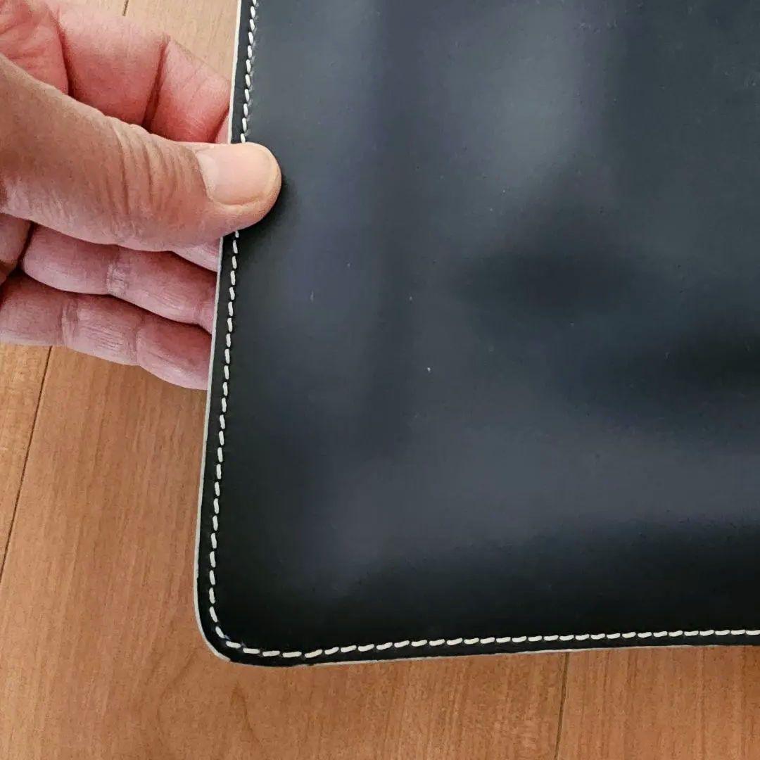 Boldrini SELLERIA ネイビー レザー ビジネスバッグ