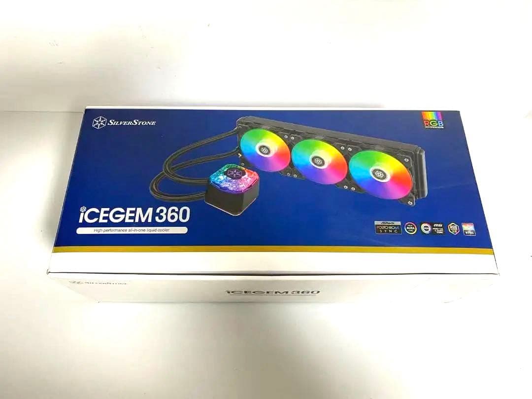 未使用 SilverStone アドレッサブルRGB 360mm 水冷ユニット