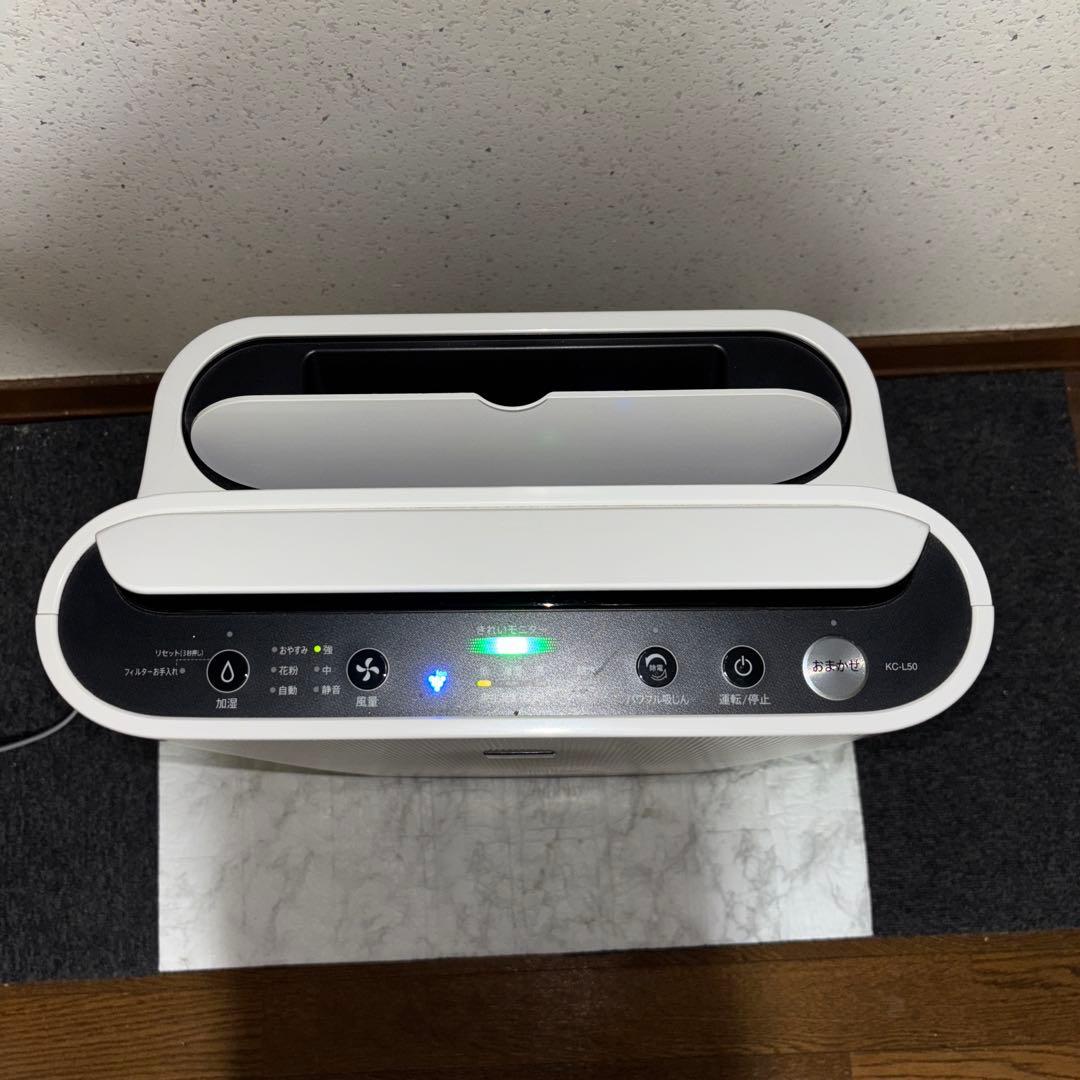 【2021年製】SHARP加湿空気清浄機　KC-L50-W