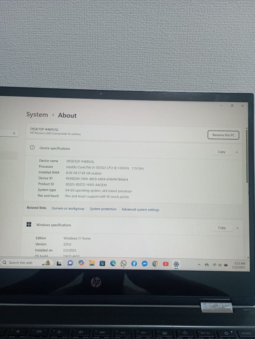 HP ノートPC Intel Core i5 シルバー