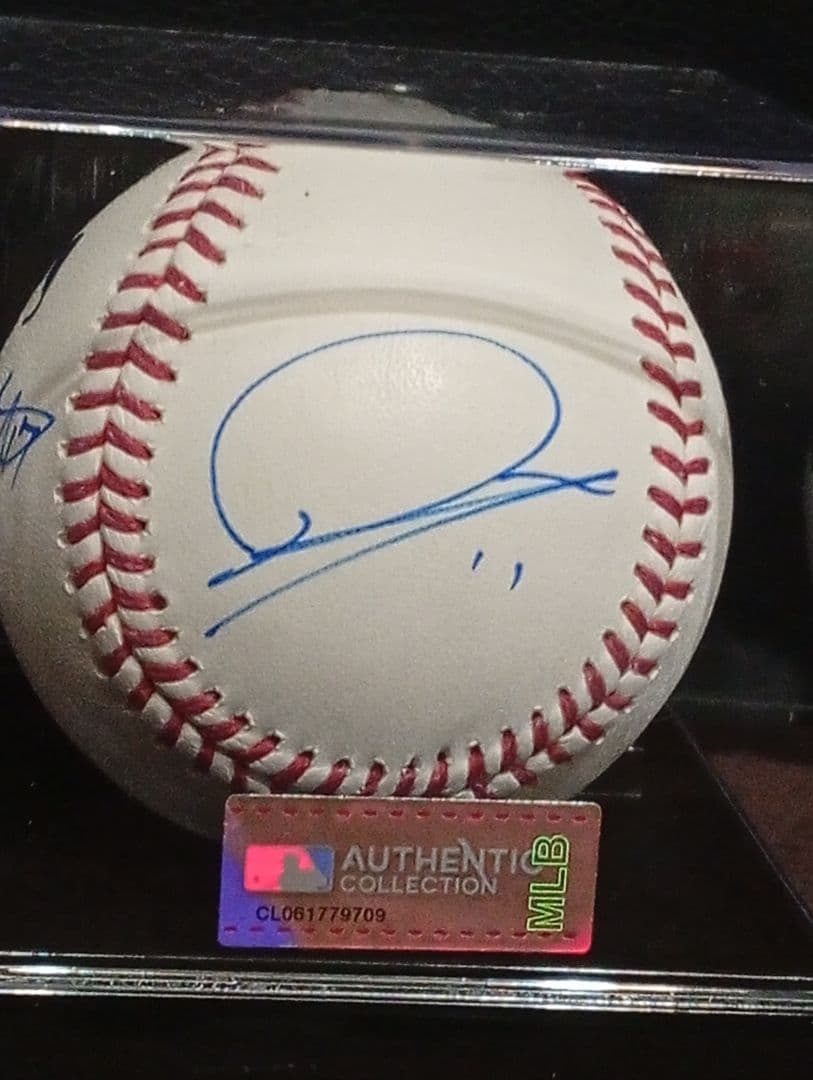 ケース付き！LA 大谷翔平 佐々木朗希 山本由伸 直筆サインボール MLB公式球