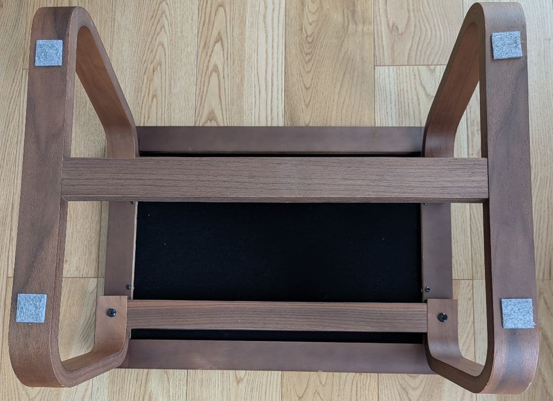 無印良品 リビングでもダイニングでもつかえる オットマン ライトグレー ×１脚②