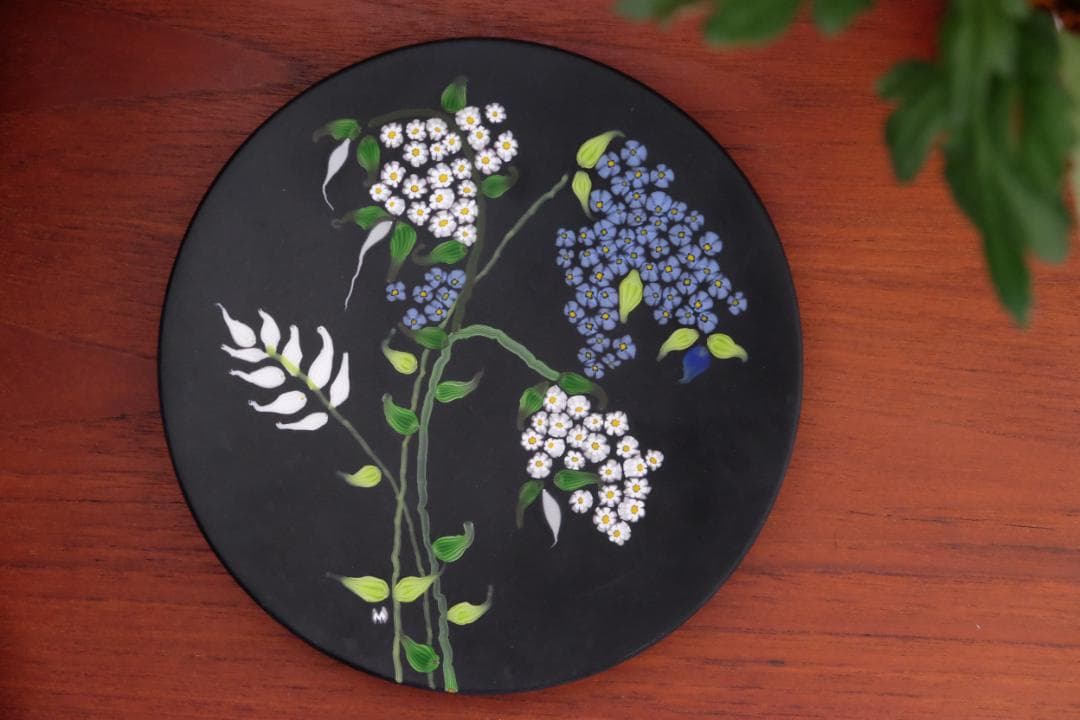 エルコーレモレッティ プレート ベネチアンガラス 江波冨士子/黒木国昭/藤田喬平