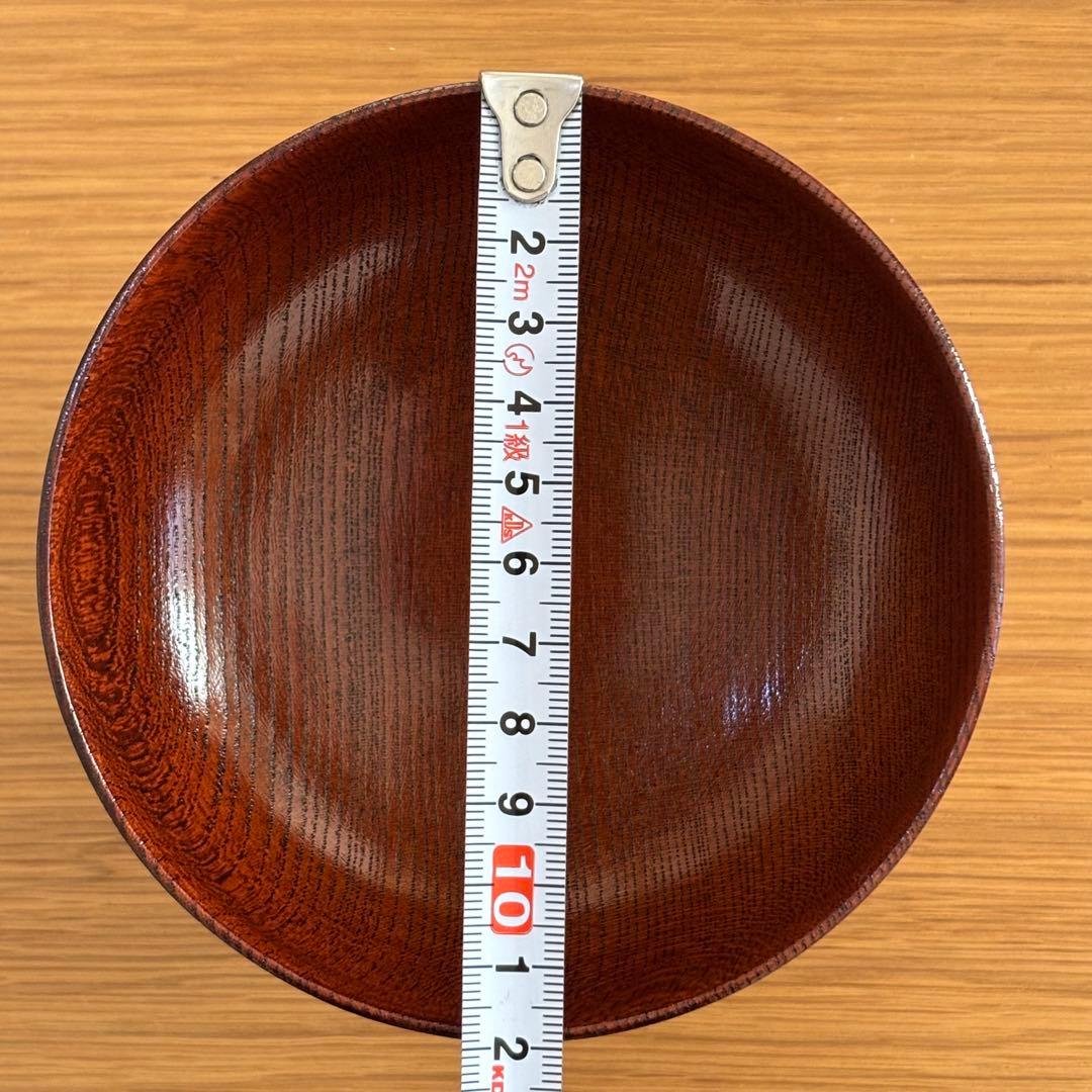 【新品】小田原漆器　うるし塗装　けやき　お椀　5個セット　大川木工所