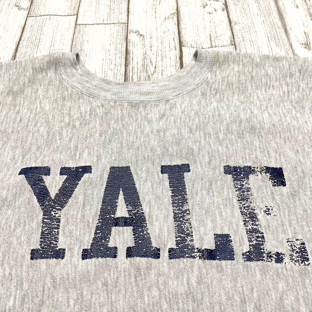 【80sトリコ！YALE！】チャンピオン　リバースウィーブ　スウェット　イエール