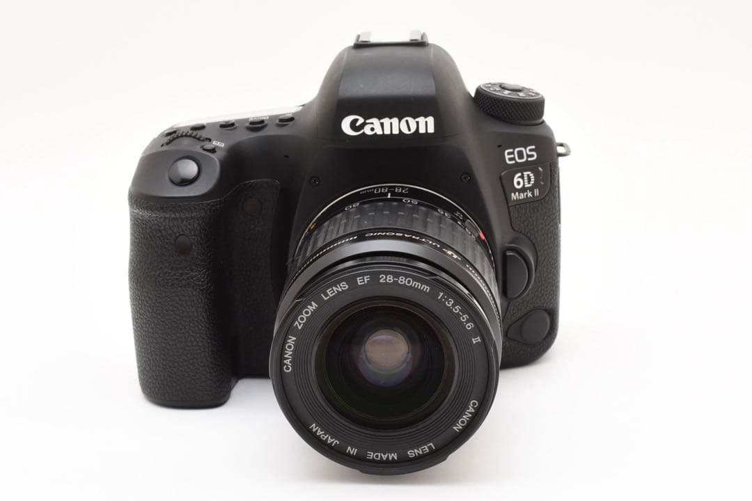 保証付き一眼レフカメラCanon EOS 6D Mark II 標準レンズセット