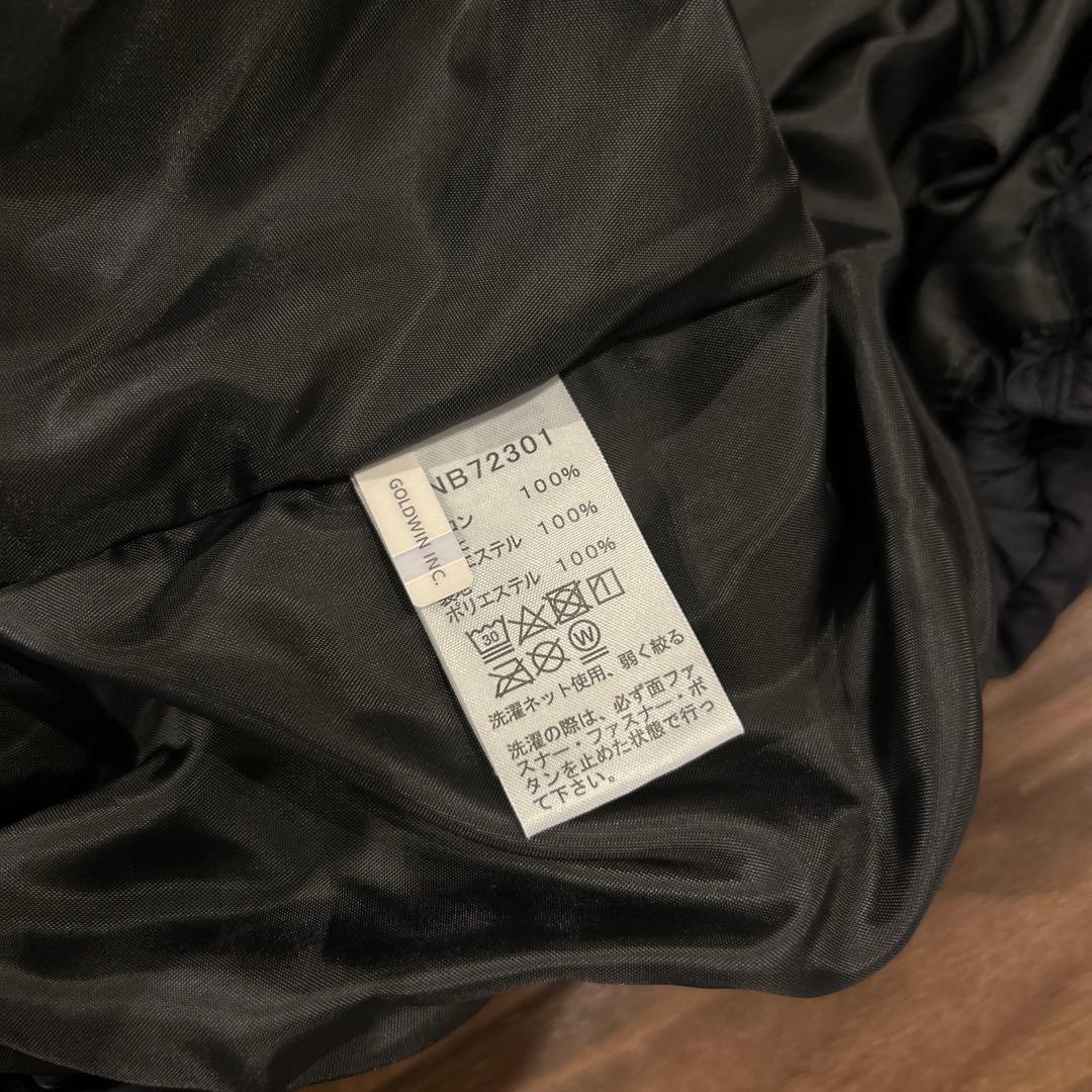 【美品】THE NORTH FACE 防寒ケープ ブラック 黒