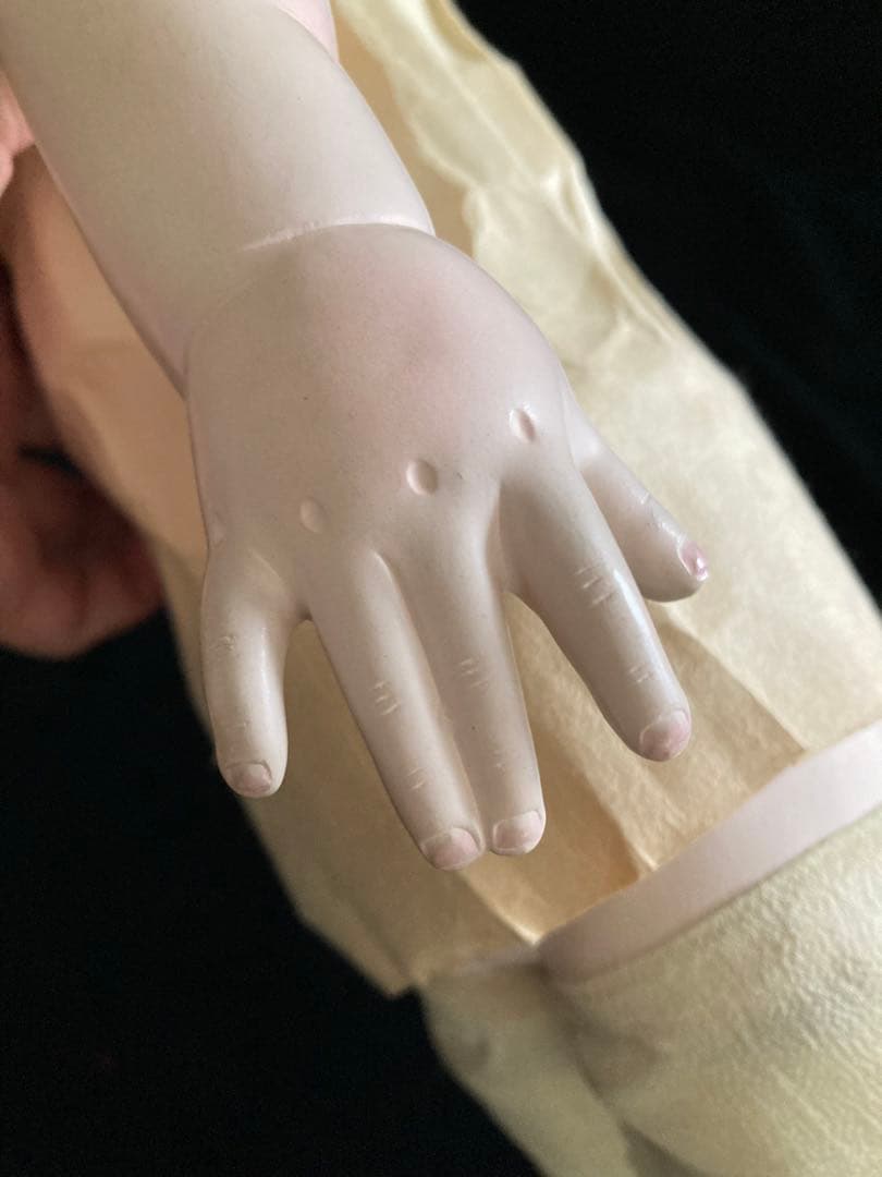 大変作りの良い人形　市松人形　抱き人形　日本人形　54㎝　男の子