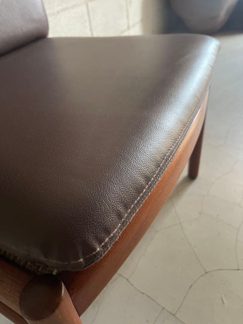 日田工芸　アームレスチェア　ダイニングチェア　ジャパンビンテージ　チーク無垢材