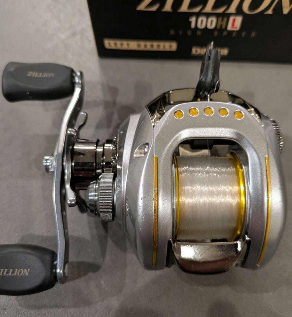 ダイワ TDジリオン 100HL ハイスピード 左巻き 付属品完備／傷あり中古
