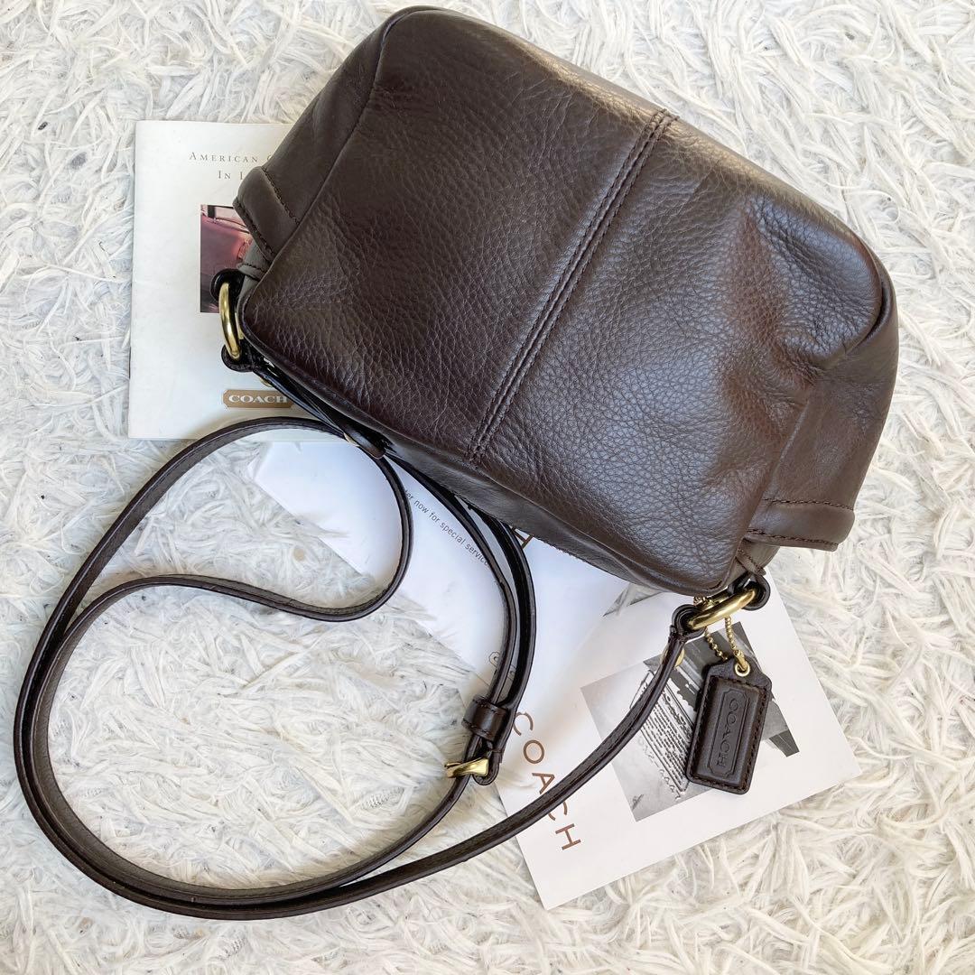 vintage coach archive y2k キャンベル カメラバッグ 茶