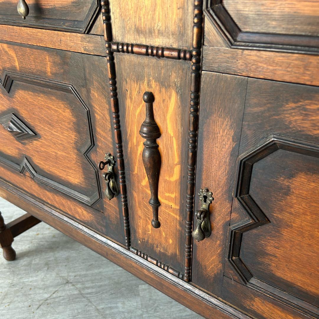 イギリス アンティーク 家具 ミラーバックサイドボード 1930年頃 611A