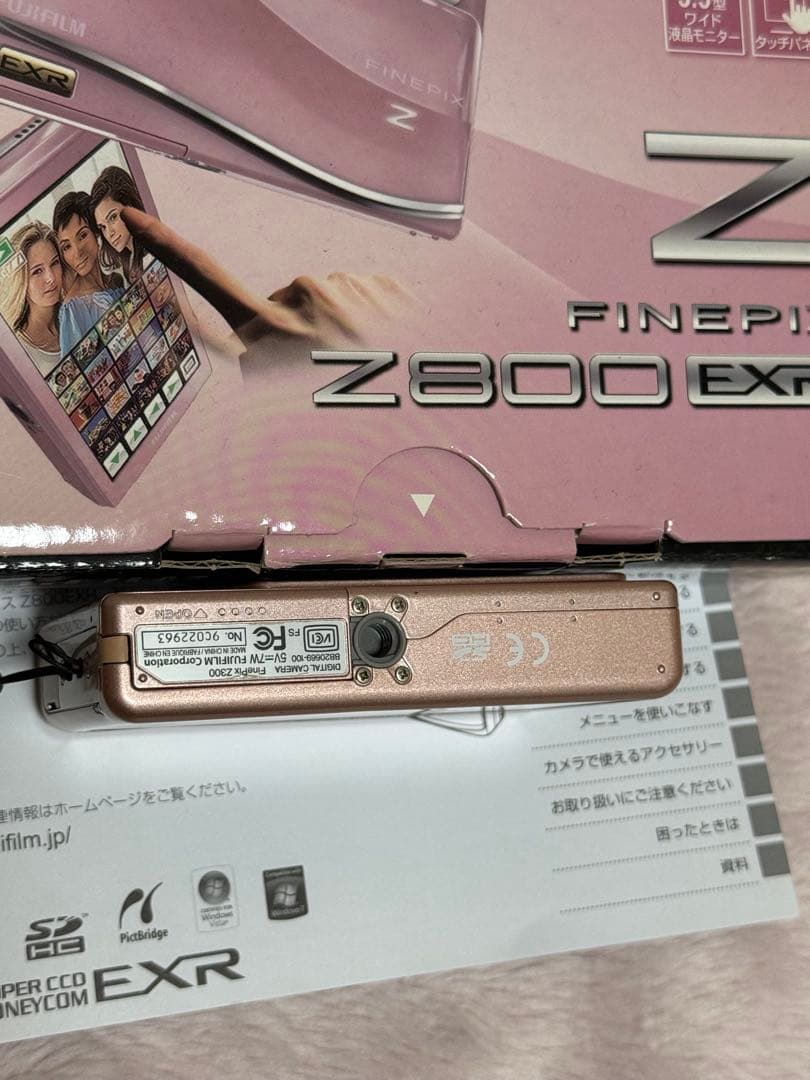 【動作確認済】 FUJIFILM FINEPIX Z800 EXR ピンク 箱付