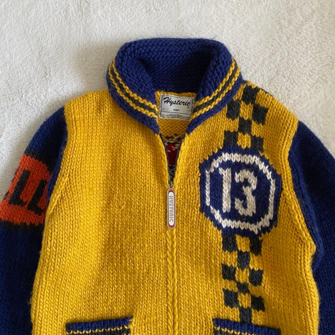 【希少】HYSTERIC GLAMOR カウチン　セーター　初期　ウール　M