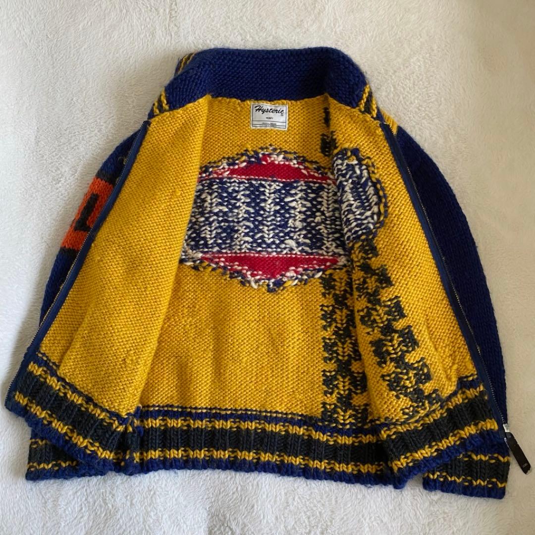 【希少】HYSTERIC GLAMOR カウチン　セーター　初期　ウール　M