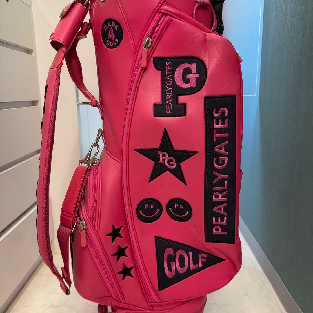 PEARLY GATES キャディバッグ ピンク