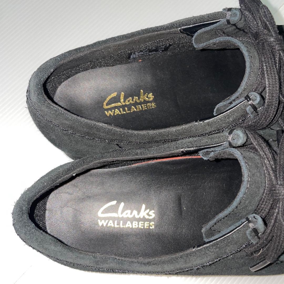 ぐ*ち様 Clarks ワラビー エヴォウォータープルーフ　（ブラックスエード）