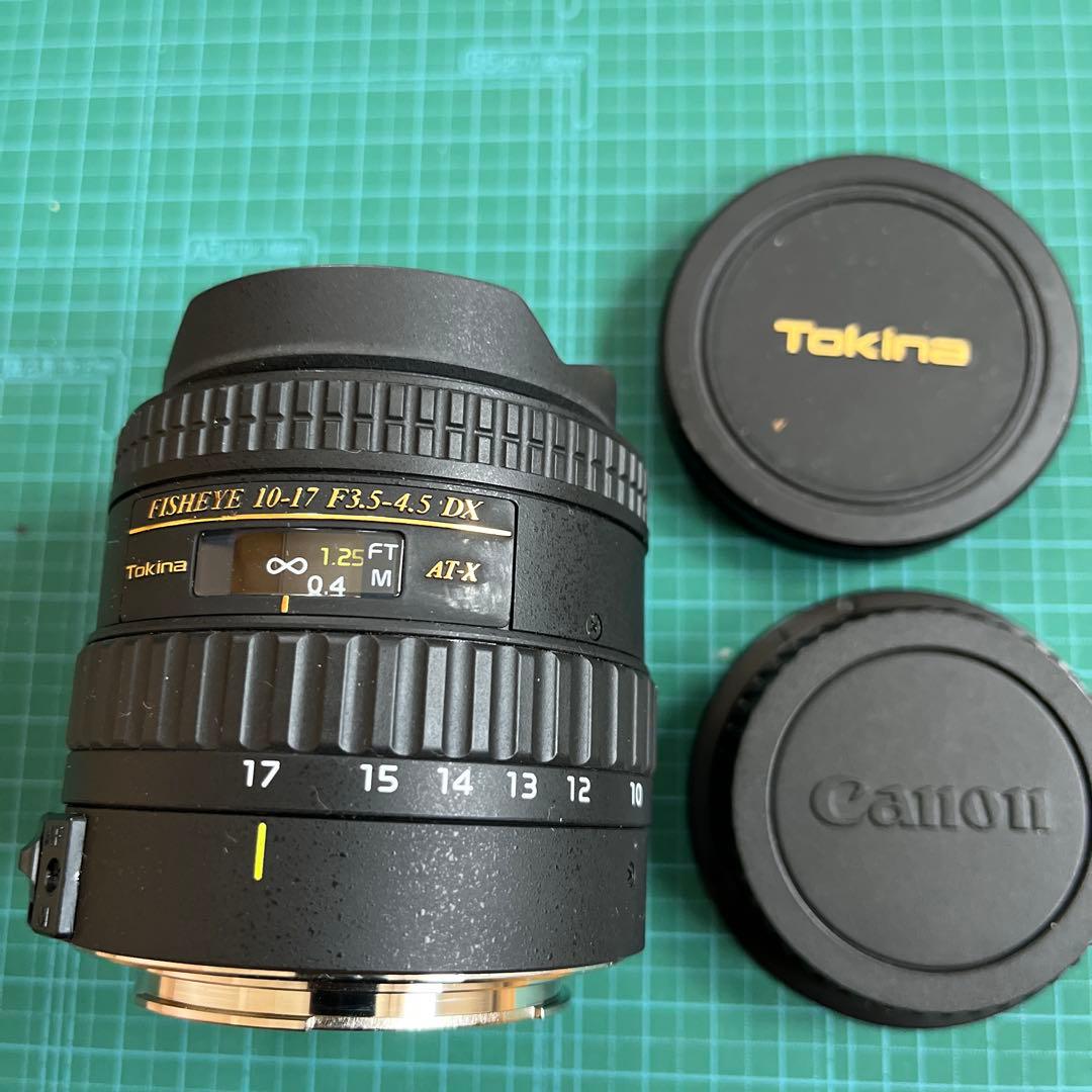 トキナー ATX 10-17mm 魚眼ズーム F3.5-4.5 キヤノンEF用