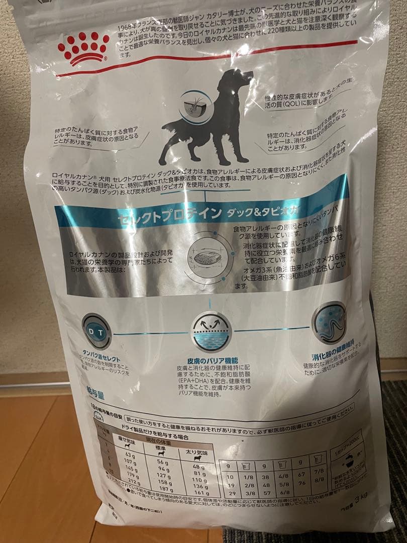  CANIN セレクトプロテイン ダック＆タピオカ 3kg