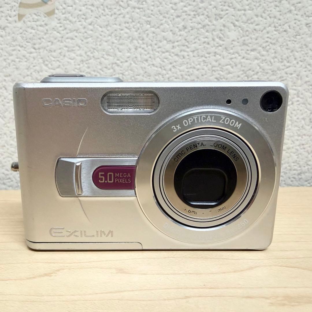 CASIO カシオ EX-Z50 シルバー デジカメ コンデジ 充電器付