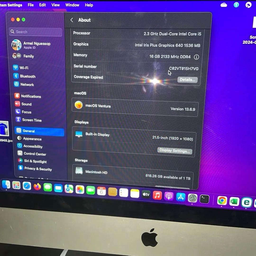 その他 iMac 21.5-inch, 2017
