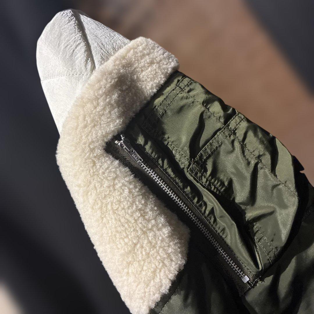 OMMO 新品　BOA DOCKING MA-1 SLEEVE TOP