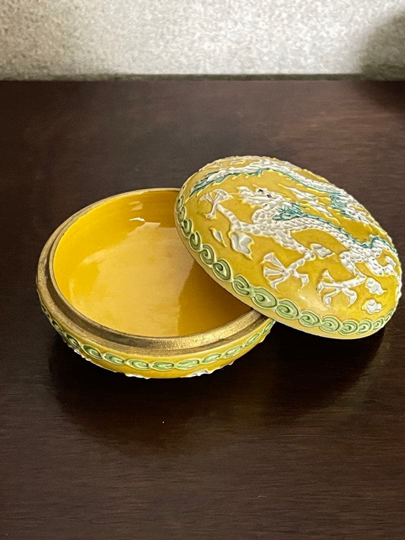 希少　干支香合　陶器製　茶道具　龍　ドラゴンインテリア　置物