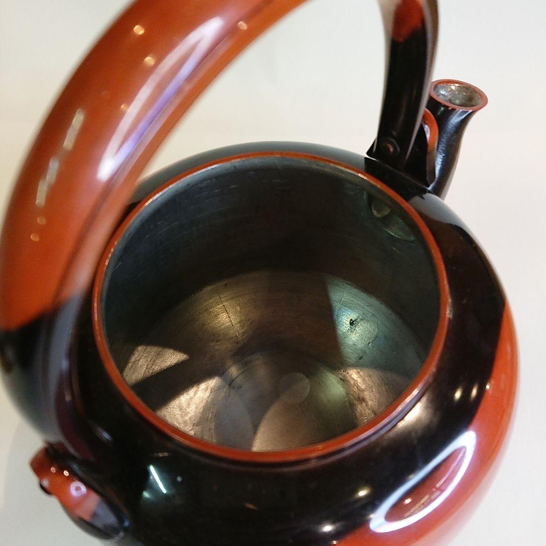 【茶道具】浄益形 水注薬缶 伊藤政治作