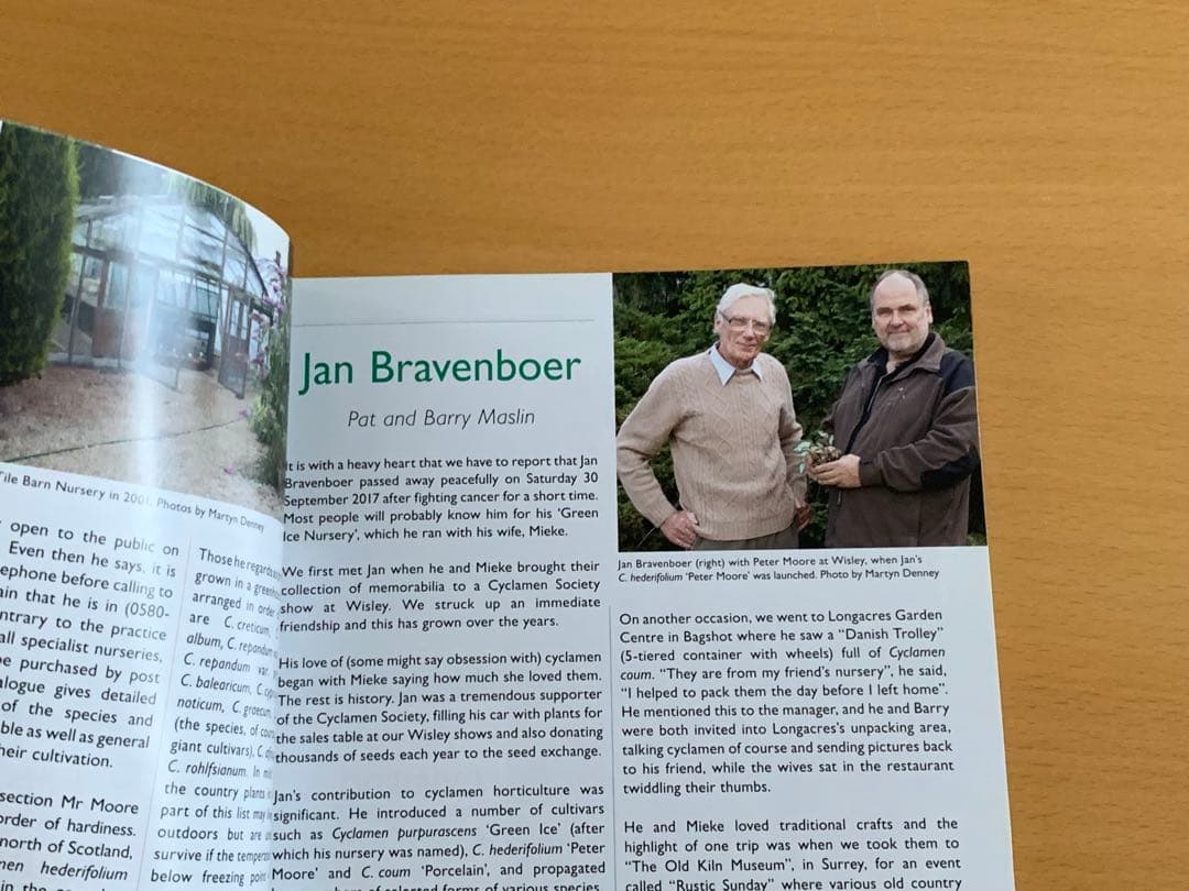 英国シクラメン協会ジャーナル16冊 幻の原種シクラメン ソマレンセ タイルバーン