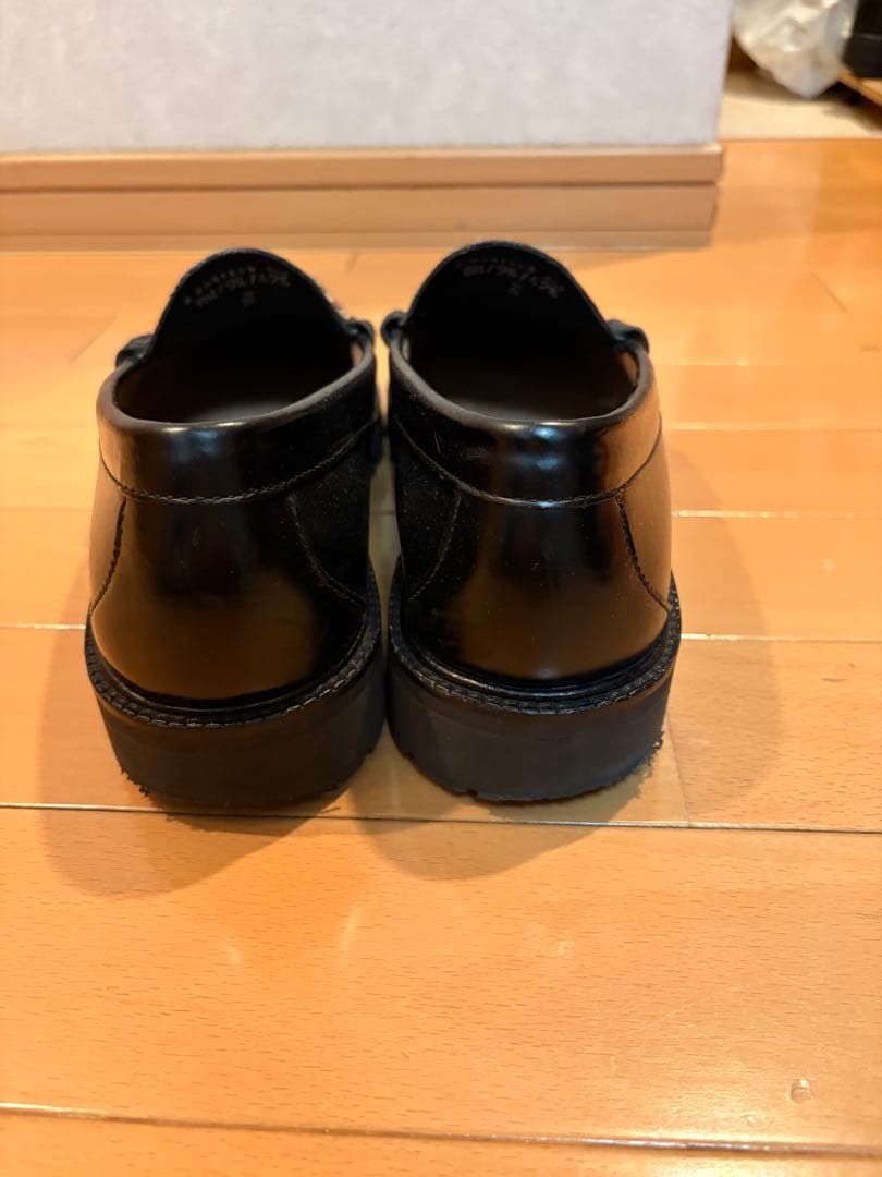 「美品 箱付き」G.H. Bass BA1509 ブラック＆レオパード 9