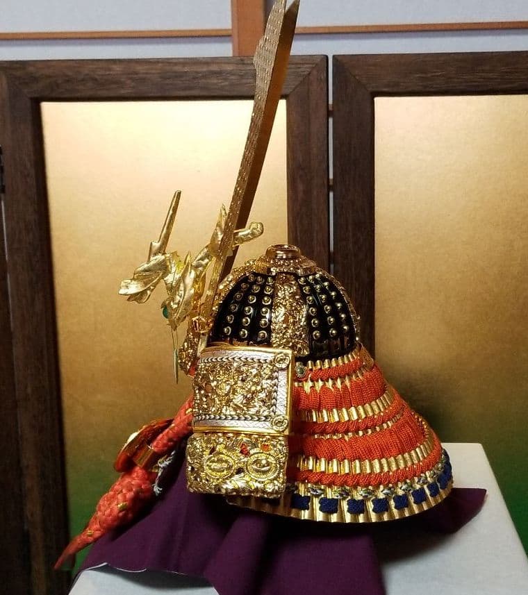 五月人形　京都一福作　18号兜飾り