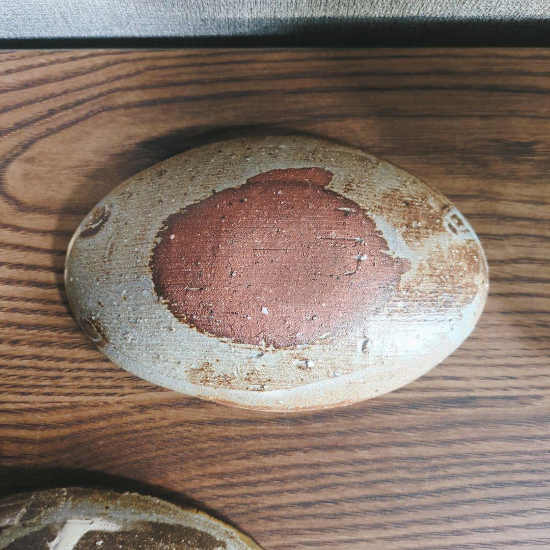 新品未使用 小泊良さんの小皿2点セット③ やちむん 作家もの