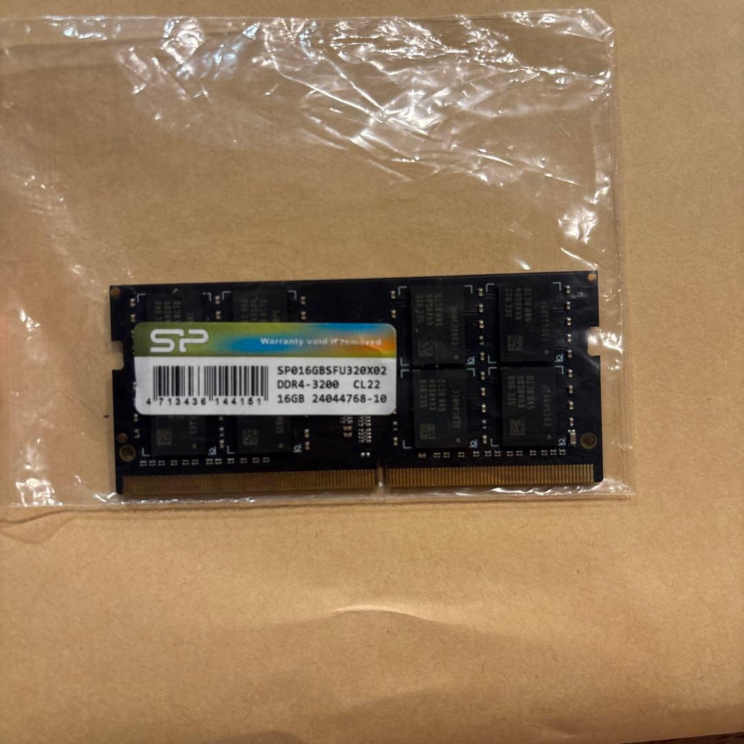 SP DDR4 16GB ノート用PCメモリ