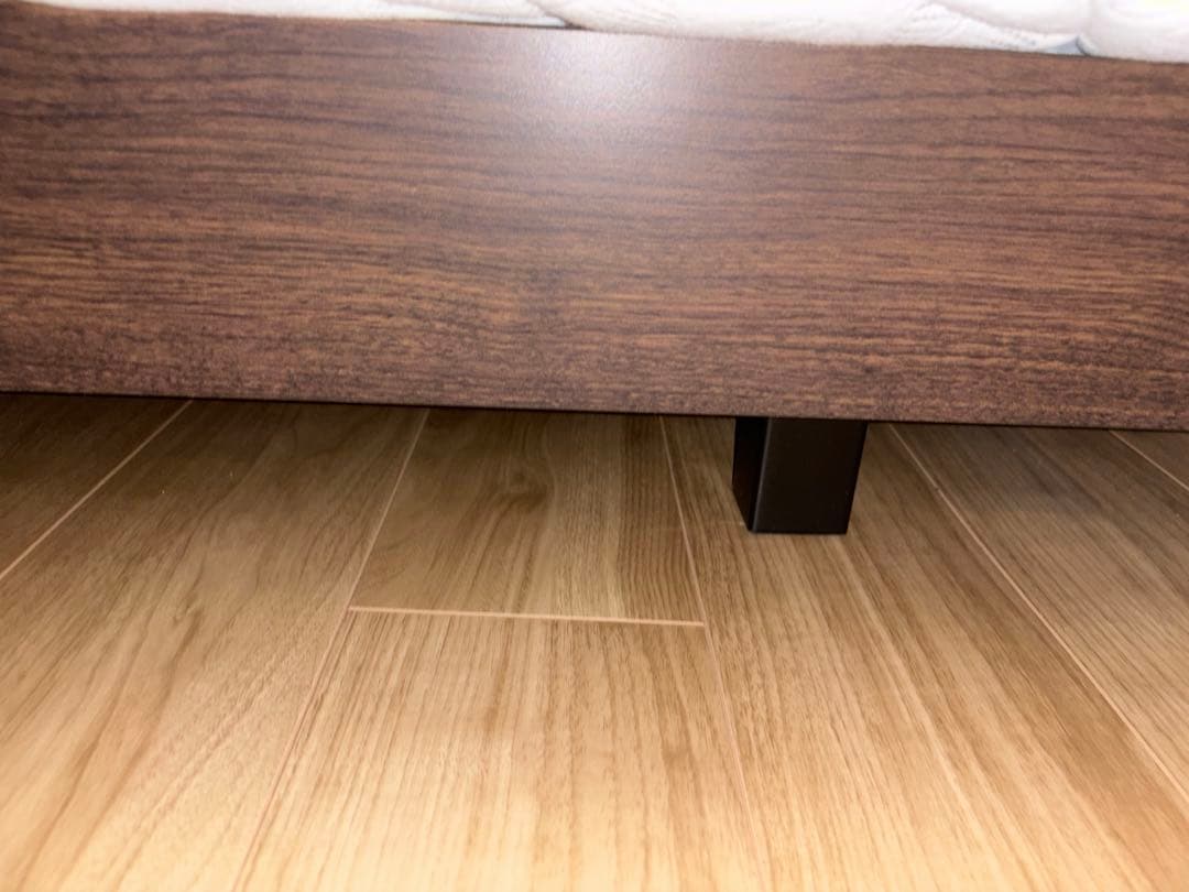 シングルベッドフレーム ダークブラウン　送料込み