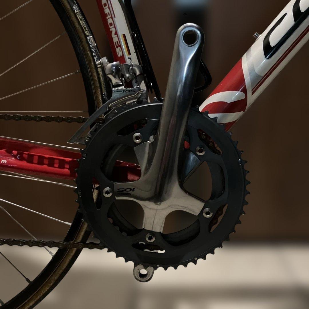 ロードバイクcorratec現状品、used品、長期自宅保管品タイヤ交換必要です