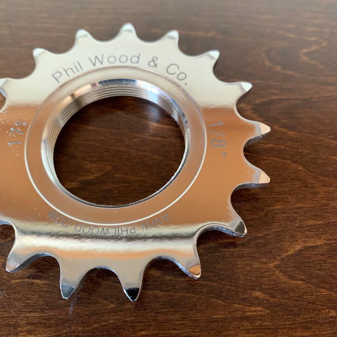 Philwood track cog 17T 1/8 フィルウッド コグ ピスト