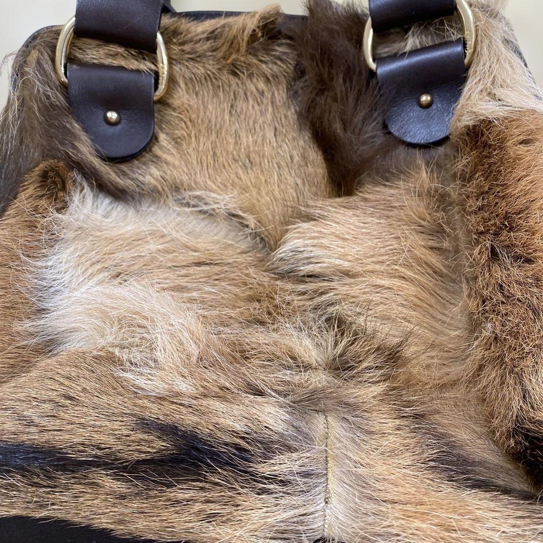 FENDI ファー ハンドバッグ 美品
