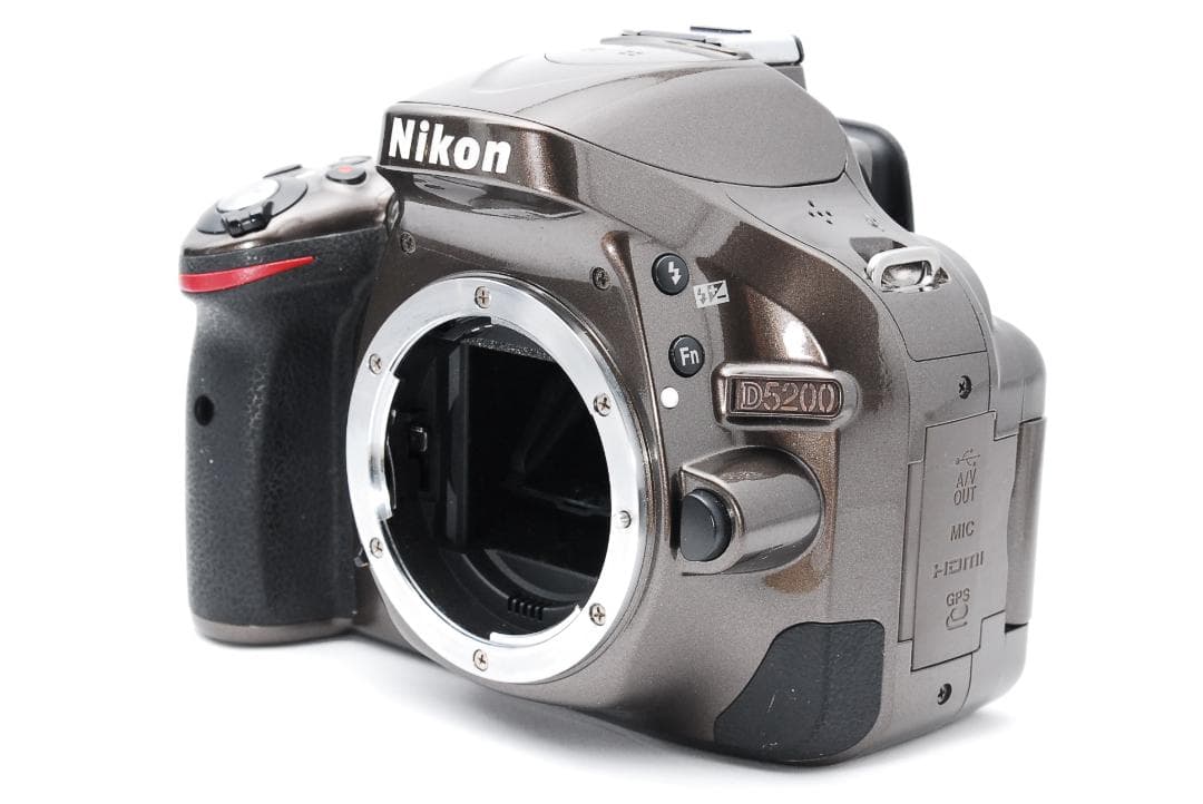 ♥ Nikon D5200 Wレンズ 一眼レフ スマホ転送 レアなブロンズカラー